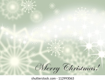 Christmas background with white snowflakes and fireworks, EPS10