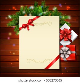 Christmas background wish list