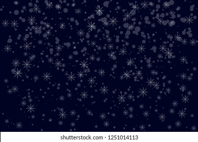 Christmas background for your text. Winter background with snowflakes. Vector illustration