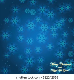 Christmas background.Background for New Year's greetings.Winter abstraction