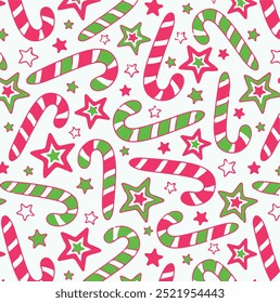 Christmas backgrounds, seamless pattern. Vector illustration.