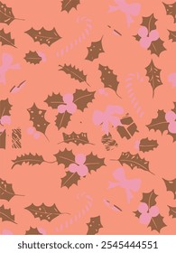 Christmas backgrounds, seamless pattern. Vector illustration.