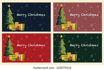 Christmas backgrounds vector illustration 