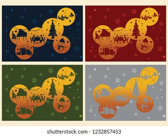 Christmas backgrounds vector illustration