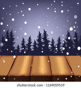 Christmas Background.Snow Night.Vector illustration