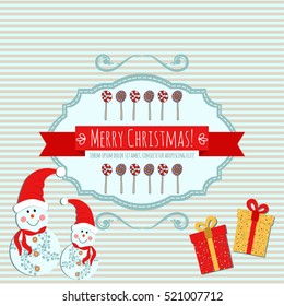 Christmas background.Vector