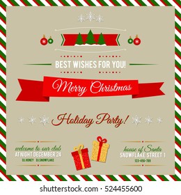 Christmas background.Vector