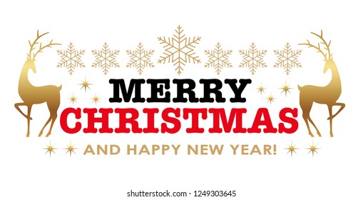 Christmas badge/label, vector design element.