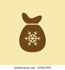 Christmas Bag Icon.