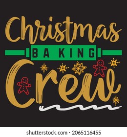 Equipo de horneado de Navidad, diseño svg, archivo vectorial.