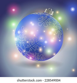 The christmas ball