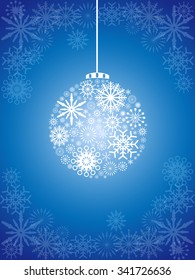 Christmas ball background