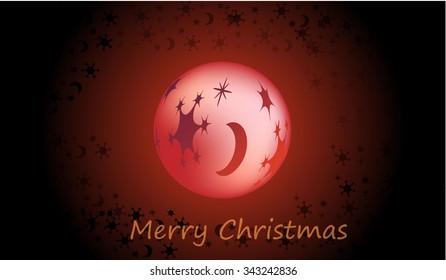Christmas ball background