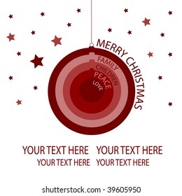Christmas Ball Background