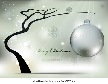 Christmas ball background