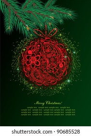christmas ball  background
