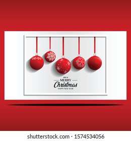 Christmas ball background 7 for landing page, website Page, website Banner, flyer, and cover