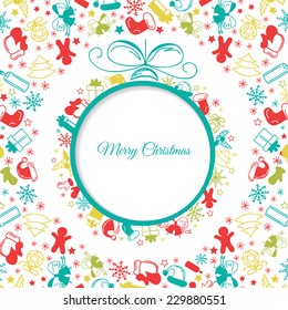 Christmas ball background abstract 2015