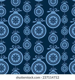 The Christmas ball. Christmas background  Abstract background, seamless pattern, vector wallpaper.