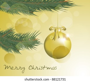 Christmas ball background eps10
