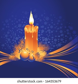 Christmas ball background. Vector illustration