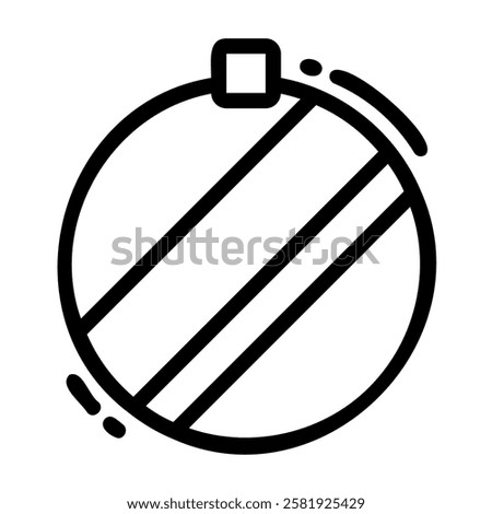 Christmas Ball Bauble Icon Christmas X-Mas Winter