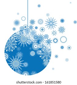 Christmas ball, blue I