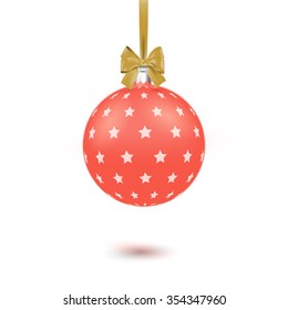Christmas ball with bow