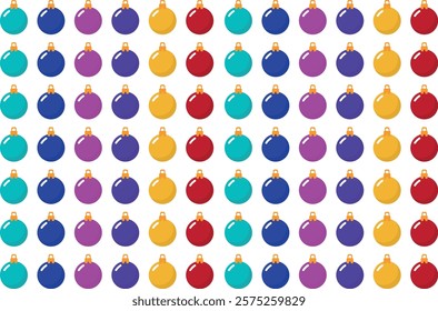 Christmas ball, clipart, illustration, pattern for backgrounds designers