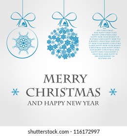 christmas ball. christmas ball concept