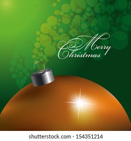 christmas ball. christmas ball concept