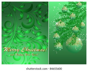 Christmas ball decorate card vector illustration