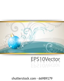 Christmas ball elegant abstract background