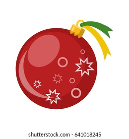 Christmas Ball flat icon