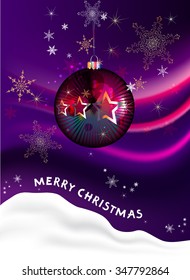 Christmas Ball, Greeting Card Design