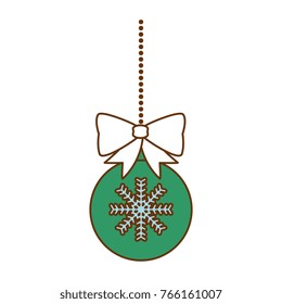 christmas ball hanging icon