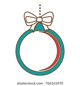 christmas ball hanging icon