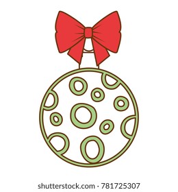 christmas ball hanging icon