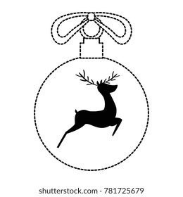 christmas ball hanging icon