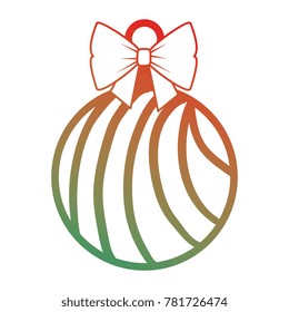 christmas ball hanging icon