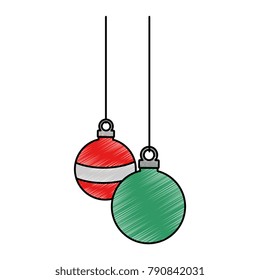 christmas ball hanging icon