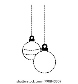 christmas ball hanging icon