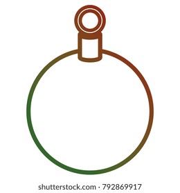 christmas ball hanging icon
