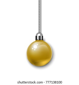 Christmas Ball, Happy New year Concept