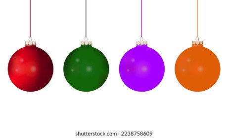 Vector de alta calidad de bola navideña