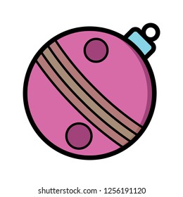 Christmas ball icon