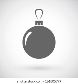 Christmas ball icon