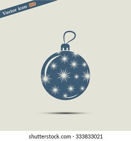 Christmas ball icon