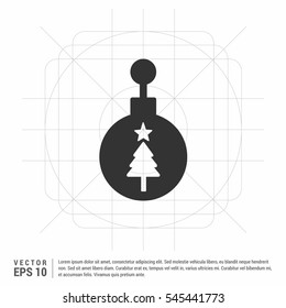 christmas ball icon

