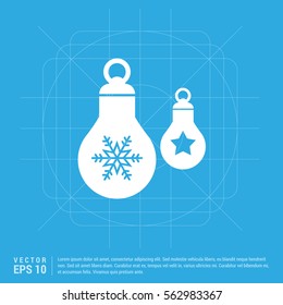 Christmas ball icon